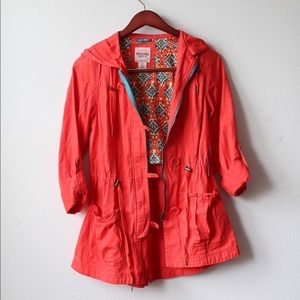 Red-Orange with Blue trim Mossimo Jacket